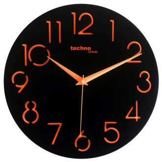 На первый взгляд простые в исполнении настенные часы Technoline WT7230 Black име. . фото 3