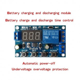 Модуль управления зарядом-разрядом аккумулятора XY-DJ
Плату можно использовать к. . фото 5