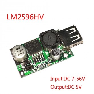 Понижающий стабилизатор с USB, LM2596, 56В в 5В, 3А. Миколаїв. фото 1 Понижающий стабилизатор с USB, LM2596, 56В в 5В, 3А. Миколаїв. фото 1