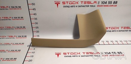 2Накладка центральной панели нижняя правая (TAN PVC) Tesla model X S REST 100231