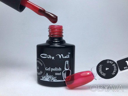  Витражные гель-лаки CityNail - это полупрозрачные цветные гель-лаки. Само назва. . фото 1