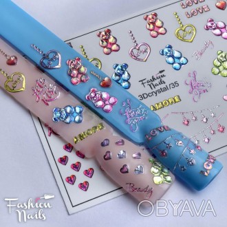 На сайте большой ассортимент Слайдеров для ногтей Слайдер для декора ногтей 
 Ин. . фото 1