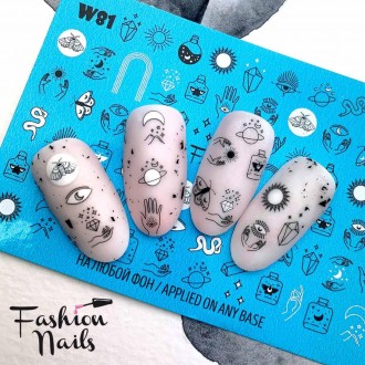Слайдер-дизайн наклейки на ногти для маникюра водные Fashion Nails W81. Харьков. фото 1 Слайдер-дизайн наклейки на ногти для маникюра водные Fashion Nails W81. Харьков. фото 1