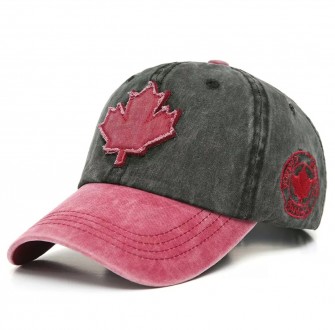 Кепка Бейсболка Canada, Maple leaf (Канада, Кленовый лист) с изогнутым козырьком. . фото 2