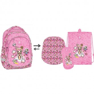 Набор Kite рюкзак + пенал + сумка для обуви SET_TK22-700M(2p) Tokidoki. Киев. фото 1 Набор Kite рюкзак + пенал + сумка для обуви SET_TK22-700M(2p) Tokidoki. Киев. фото 1