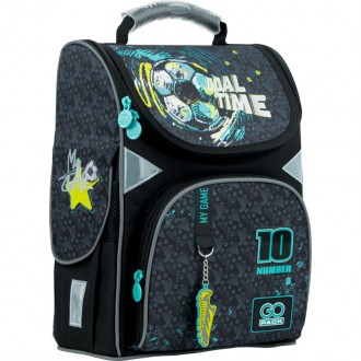Рюкзак GoPack Education каркасный GO22-5001S-5 Goal Time. Киев. фото 1 Рюкзак GoPack Education каркасный GO22-5001S-5 Goal Time. Киев. фото 1