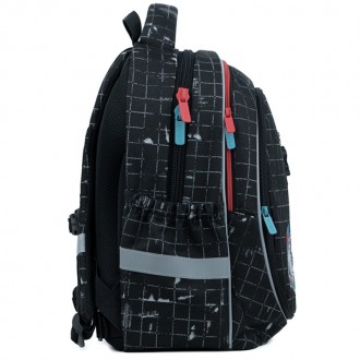Школьный рюкзак Kite K22-700M(2p)-3 – ортопедическая полукаркасная модель, выпол. . фото 9