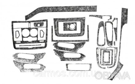  Декоративные накладки на панель приборов для Mercedes Vito W639 цвет Титан
 
. . фото 1