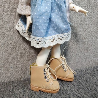Ботинки для куклы 30-45 1/6 или 1/4
Аккуратные и очень реалистичные ботинка ручн. . фото 6