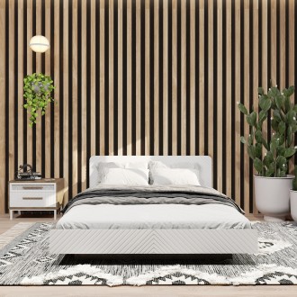 Кровать Fenster Бруклин 750x1680x2060 Белая ДСП Аликанте. Чернігів. фото 1 Кровать Fenster Бруклин 750x1680x2060 Белая ДСП Аликанте. Чернігів. фото 1
