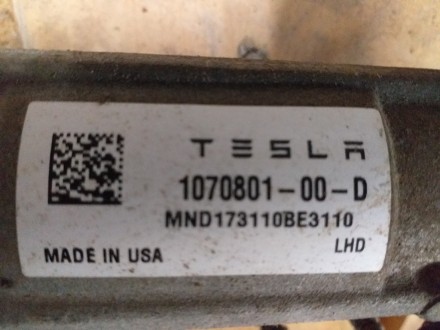 Этикетка (лейба, наклейка) с х-ми колес и макс. допустимой догрузкой Tesla model. . фото 5