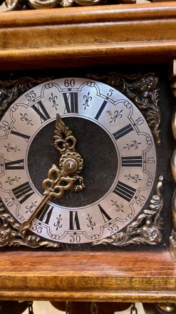Декоративные настенные часы с маятником и гирями, Голландия. Подражание средневе. . фото 7