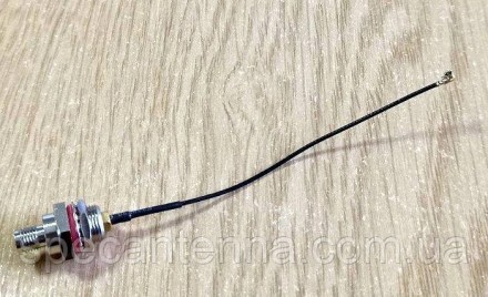 Переходник pigtail SMA-female - IPX (U. FL), кабель RF1.13, 90 мм.Предназначен д. . фото 7
