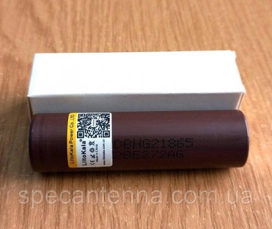Аккумулятор высокотоковый 18650 Liitokala HG2 3000 мАч 20 A 3.6 В с плоским плюс. Днепр. фото 1 Аккумулятор высокотоковый 18650 Liitokala HG2 3000 мАч 20 A 3.6 В с плоским плюс. Днепр. фото 1