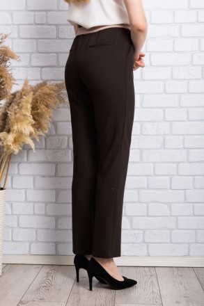 
Стильные женские брюки, производство Турция. Крой слегка зауженный, длина 7/8. . . фото 3