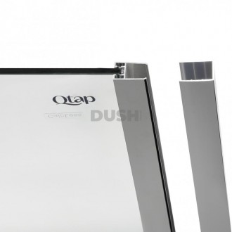 Душова перегородка Qtap Walk-In Glide CRM2012.C8 виготовлена з високоміцного скл. . фото 8