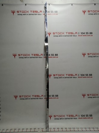 Молдинг накладки порога левого (пластик хром) Tesla model S, model S REST 102457. . фото 2