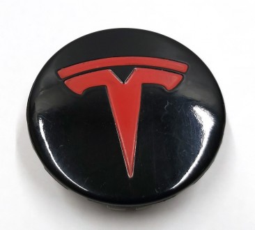 Колпачек центральный колесного диска (Red Black) Tesla model S, model S REST, mo. . фото 2
