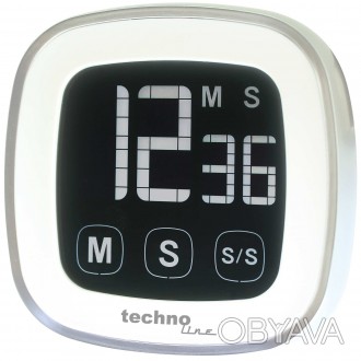 Обтічні форми та білий колір корпусу таймера Technoline KT400 Magnetic Touchscre. . фото 1