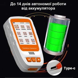Портативный дозиметр радиации на аккумуляторе со звуковой сигнализацией Портатив. . фото 5