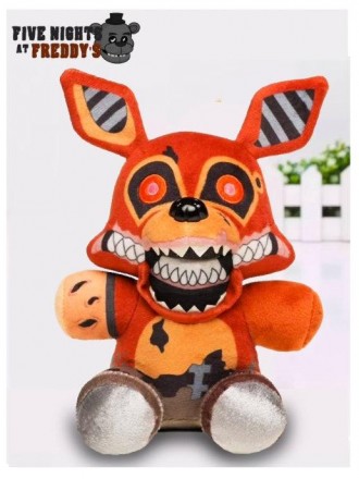 Мягкая игрушка Фокси the twisted ones Foxy Five Nights at Freddy's (FNAF). Киев. фото 1 Мягкая игрушка Фокси the twisted ones Foxy Five Nights at Freddy's (FNAF). Киев. фото 1