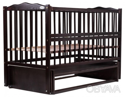 Ліжко Babyroom Веселка DVMO-2 виготовлене з деревини бука, міцного та довговічно. . фото 1