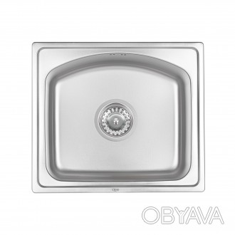 Кухонна мийка Qtap 4842 0,8 мм Micro Decor (QT4842MICDEC08) виготовлена з нержав. . фото 1