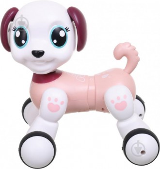 Игрушка детская собачка-робот на радиоуправлении 15см розовая Робот на колесах и. . фото 4