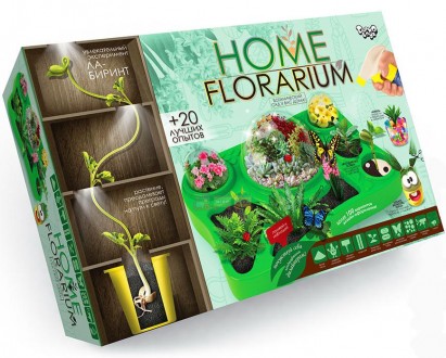 Набор Danko Toys для выращивания растений Home Florarium «HOME FLORARIUM&r. . фото 2
