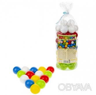 Набір кульок Colorplast 50шт d60мм для сухого басейну Кульки для сухого басейну . . фото 1