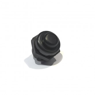 Кнопка пускова (гвинт латунний) колір кнопки чорний. . фото 2