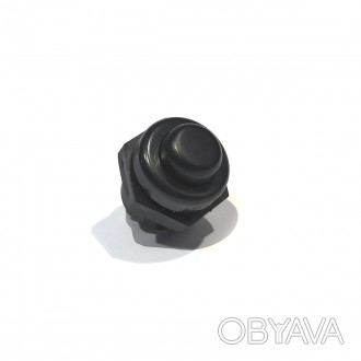 Кнопка пусковая (винт латунный) цвет кнопки черный. . фото 1
