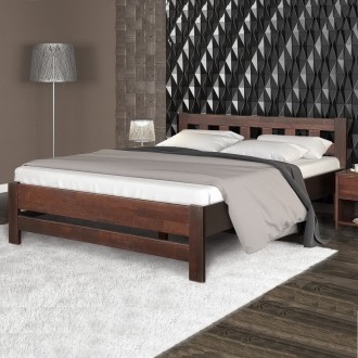 Ліжко дерев'яна колекції "Верона"!
Ліжко виготовлене з натурального дерева Сосна. . фото 2