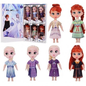 Набор кукол "Frozen" (аналог) 6 шт арт. YF 8008 A
Набор состоит из 6 милых кукол. . фото 2