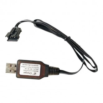 Зарядное устройство USB для аккумулятора детской машинки Li-Po Li-ion 7.4V (3.7v. . фото 3