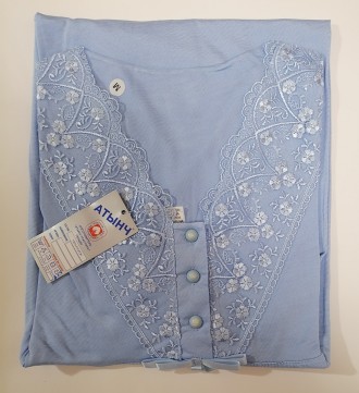 Турецкая кружевная ночная рубашка размера Премиум класса Atinc
Ночная сорочка дл. . фото 3