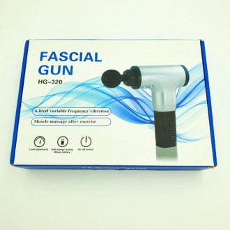М'язовий масажер Fascial Gun HG-320 використовується для зменшення м'язового бол. . фото 7