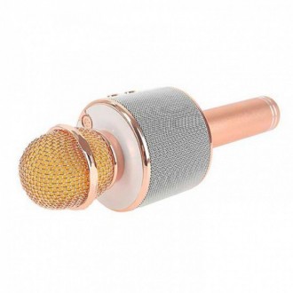 Бездротовий Bluetooth караоке мікрофон WSTER WS-858 - це покращена версія мікроф. . фото 3