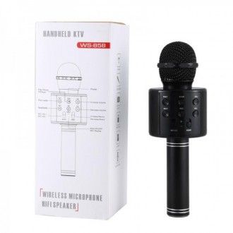Мікрофон Караоке Wster WS-858 покращена версія мікрофонів моделей серії Q, творц. . фото 6