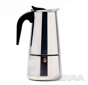   Гейзерна кавоварка з клапаном для випуску пари— швидкий і зручний спосіб приго. . фото 1