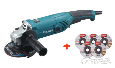 Болгарка Makita GA 5021 оснащена продуктивним двигуном 1050 Вт. Двигун оснащений. . фото 1