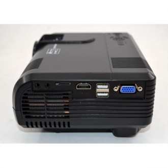 Мультимедійний проектор Multimedia Led Projector L8 Wifi FULL HD (Чорний). Порта. . фото 5