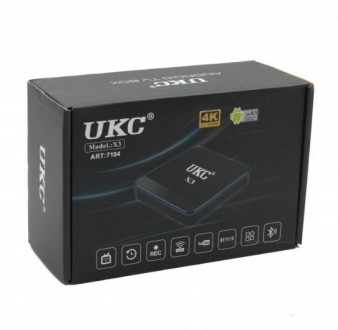 Смарт ТВ-приставка Ukc X3(4 Gb Ram / 32 Gb Flash)
Приставка Ukc X3 4/32 Smart TV. . фото 3