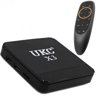 Смарт ТВ-приставка Ukc X3(4 Gb Ram / 32 Gb Flash) + пульт g10
Приставка Ukc X3 4. . фото 2