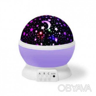 Ночник куля проектор зоряне небо Star Master Dream QDP01 Purple
Круглий нічник-п. . фото 1