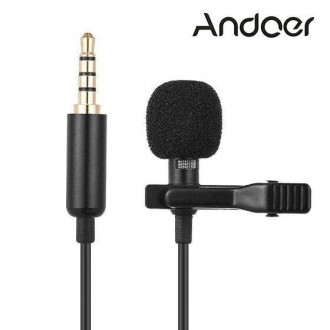 петличний мікрофон Andoer EY-510A, студійний звук за копійки Коли Ви повертаєте . . фото 3