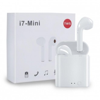 Bluetooth гарнітура i7 Mini TWS
TWS i7-MINI - це доступні бездротові навушники 
. . фото 2