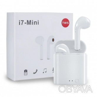 Bluetooth гарнітура i7 Mini TWS
TWS i7-MINI - це доступні бездротові навушники 
. . фото 1
