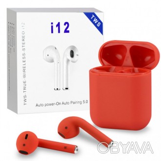 Bluetooth гарнітура i12 TWS
Безпровідні сенсорні Bluetooth навушники I12 TWS Пра. . фото 1