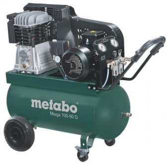Компресор Metabo Mega 700-90 D (601542000)Напруга - 380 ВНомінальна споживана по. . фото 2
